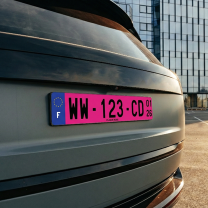 Plaques d'immatriculations Temporaires X2